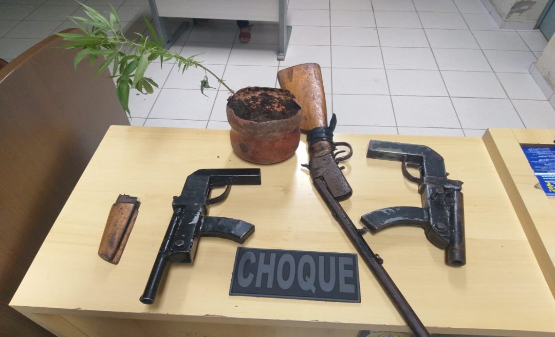 Polícia Militar apreende três armas de fogo no bairro Belo Jardim